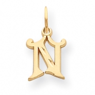 Picture of 14k Initial N Charm