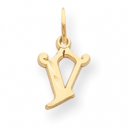 Picture of 14k Initial V Charm