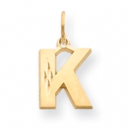 Picture of 14k Initial K Charm