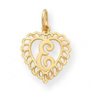 Picture of 14k Initial E Charm