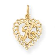 Picture of 14k Initial K Charm