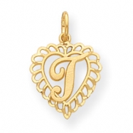 Picture of 14k Initial T Charm