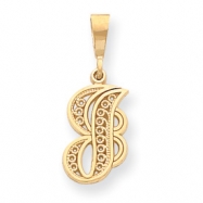 Picture of 14k Initial J Charm