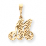 Picture of 14k Initial M Charm