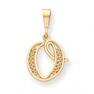 Picture of 14k Initial O Charm