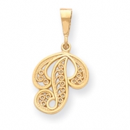 Picture of 14k Initial P Charm