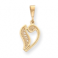 Picture of 14k Initial V Charm