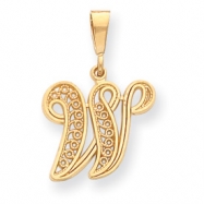 Picture of 14k Initial W Charm