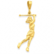 Picture of 14k Female Golfer Pendant
