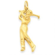 Picture of 14k Male Golfer Charm