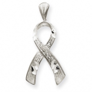 Picture of 14k White Gold Awareness Pendant