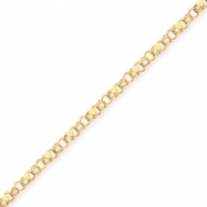 Picture of 14k Double Link Heart Charm Bracelet