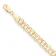 Picture of 14k Double Link Charm Bracelet