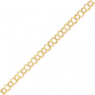 Picture of 14k Solid Triple Link Charm Bracelet