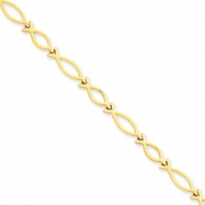 Picture of 14k Religious Icthus (Fish) Bracelet