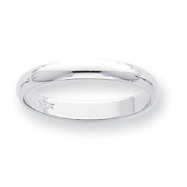 Picture of Platinum 3mm Half-Round Wedding Band ring