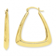 Picture of 14k Fancy Hoop Earrings