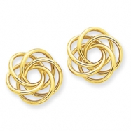 Picture of 14k Polished Love Knot Post Earrings