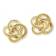 Picture of 14k Polished & Twisted Fancy Earring Jackets