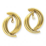 Picture of 14k Polished Fancy Earring Jackets