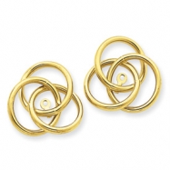 Picture of 14k Polished Love Knot Earring Jackets