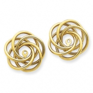 Picture of 14k Polished Love Knot Earring Jackets