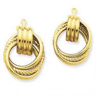 Picture of 14k Polished Fancy Earring Jackets