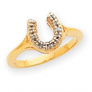 Picture of 14k AAA Diamond horseshoe ring