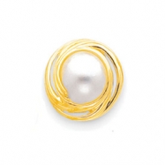 Picture of 14k Mabe Cultured Pearl Earrings