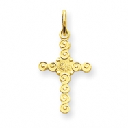 Picture of 14k Small Polished Cross Charm
