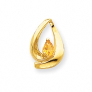 Picture of 14k Citrine Diamond slide