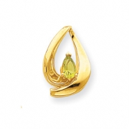 Picture of 14k 7x5mm Pear Peridot slide