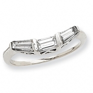 Picture of 14k White Gold AAA Diamond wedding band