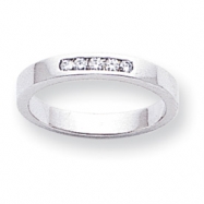 Picture of 14k White Gold A Diamond channel band