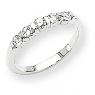 Picture of 14k White Gold A Diamond anniversary band