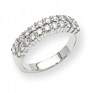 Picture of 14k White Gold A Diamond anniversary band