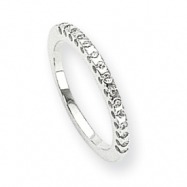 Picture of 14k White Gold A Diamond anniversary band