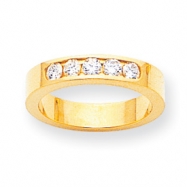 Picture of 14k A Diamond channel band