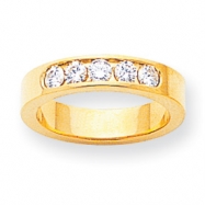 Picture of 14k A Diamond channel band