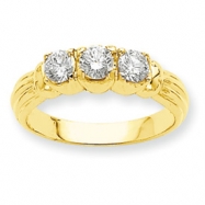 Picture of 14k A Diamond three stone ring