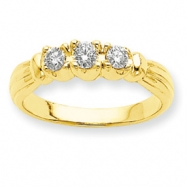 Picture of 14k A Diamond three stone ring