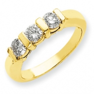 Picture of 14k A Diamond three stone ring