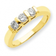Picture of 14k A Diamond three stone ring