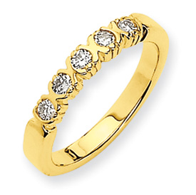 Picture of 14k A Diamond anniversary band