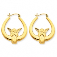 Picture of 10k Angel Hoop Earrings