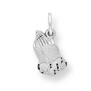 Picture of 10k White Gold PRAYING HANDS CHARM