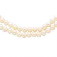 Picture of 14k 7.5-9mm 2 Strand Cultured Pearl Necklace chain