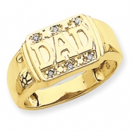 Picture of 14k A Diamond men's ring