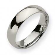 Picture of Titanium 6mm Polished Comfort Fit Wedding Band ring