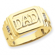 Picture of 14k A Diamond men's ring